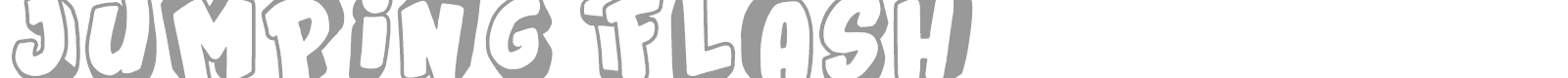 Jumping Flash font preview